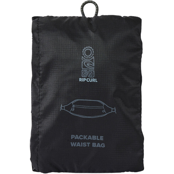 2026 Rip Curl S-Series Packable Waist Bag 17GMUT - Black
